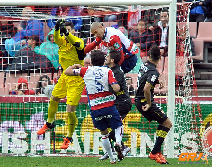 El zaguero granadinista se mostró satisfecho por el partido (BALDOMERO)