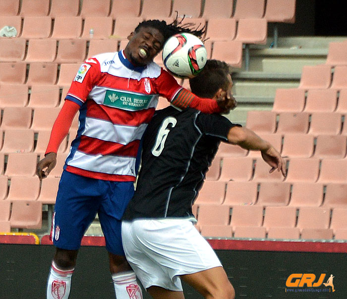 Jugadores como Boateng, llegan muy justos para el encuentro ante el San Roque.