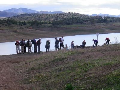 Uno de los parajes por donde transcurrió la caminata 