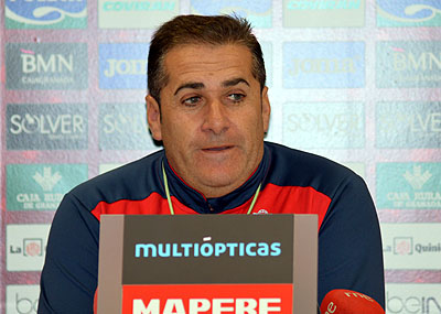 Sandoval, en un momento de la rueda de prensa (GRJ)