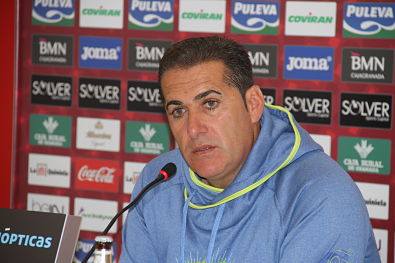 Sandoval, en un momento de la rueda de prensa (GRJ)