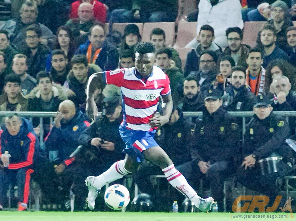 Success, durante el último encuentro ante el Valencia. (V. CARVAJAL)