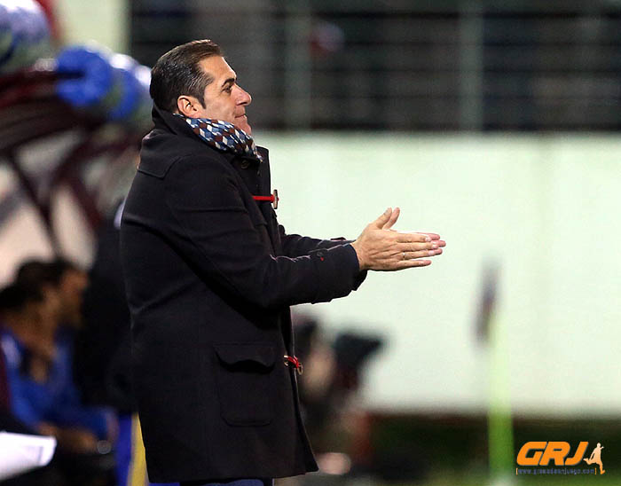 Sandoval durante el Eibar-Granada en Ipurúa.