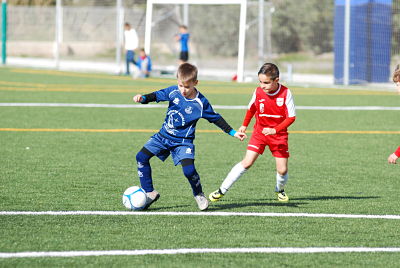 Los prebenjamines no pudieron ganar 
