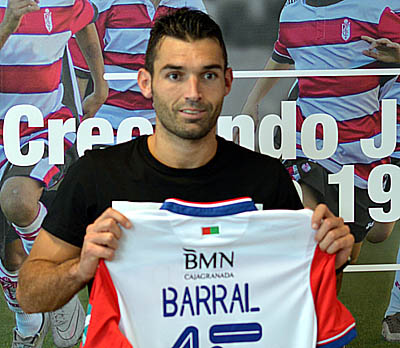 Barral en su presentación como jugador rojiblanco (GRJ)
