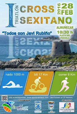 Cartel del Triatlón Sexitano