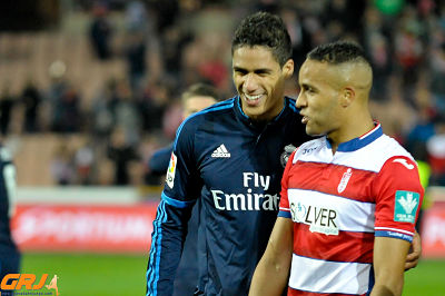 El Arabi terminó feliz el partido pese a la derrota (BALDOMERO)