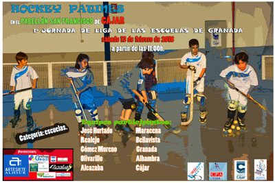 Cartel de la liga de hockey 