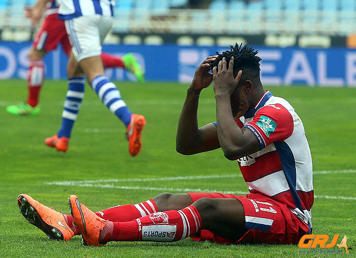 Los rojiblancos firmaron un pobre partido en Anoeta (LOF)