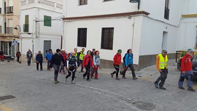 Algunos de los participantes llegando a la meta 