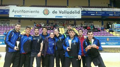 Foto de familia de los palistas granadinos 