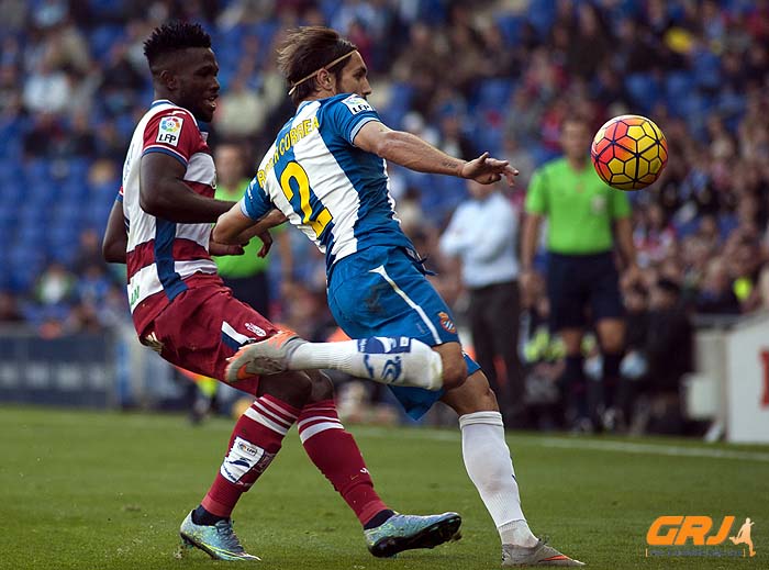 Success en una acción del partido de ida ante el Espanyol (LOF)