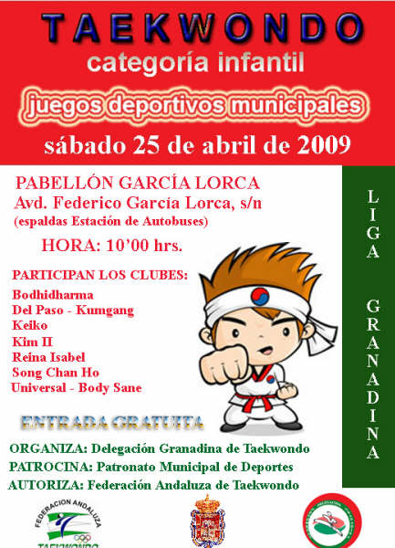 Cartel oficial de la cita del próximo sábado