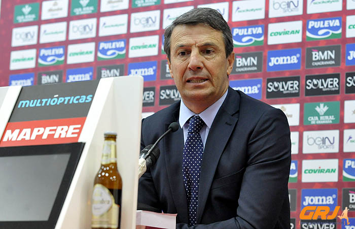 José González en la rueda de prensa (BALDOMERO)