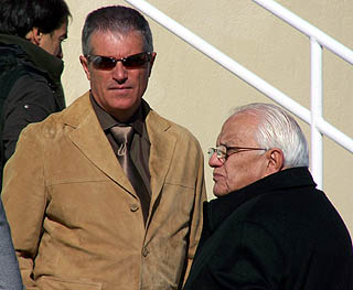 José Manuel Molina Maza junto al fallecido Miguel Prieto