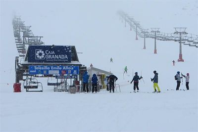 Sierra Nevada se vuelve a teñir de blanco 