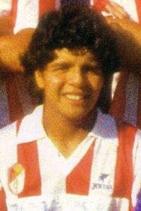 Lalo Maradona en su época de jugador