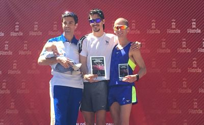 Amezcua subió a lo más alto del pódium 