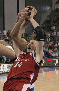 Borchardt en el encuentro ante Cajasol (AYALA)
