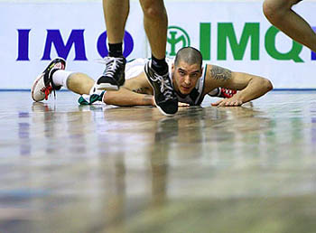 Nacho Martín en el choque ante Iurbentia Bilbao (ACBMEDIA)