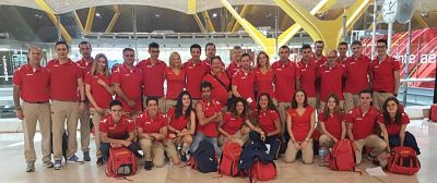 La expedición española puso rumbo a Roma 