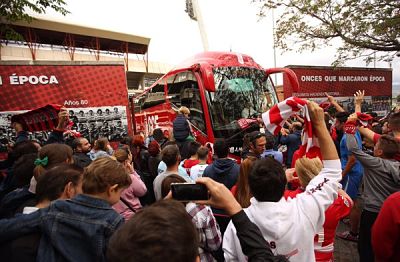 La afición despidió al equipo 
