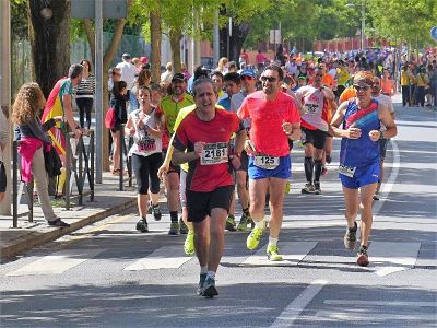 Algunos de los participantes en la prueba 