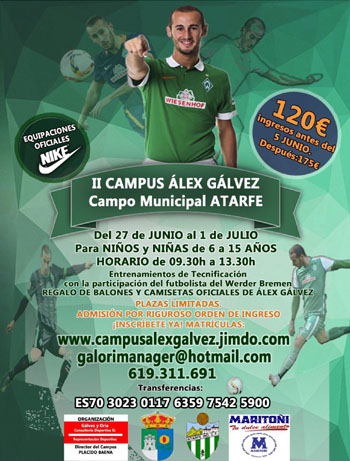 Cartel del II Campus de Álex Gálvez (GRJ)