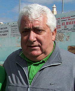 Paco Megías, presidente del CD Huétor Vega (LÁZARO)
