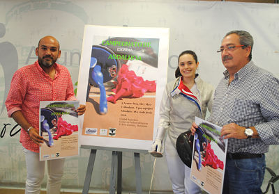 Presentación del Campeonato de Andalucía de esgrima 