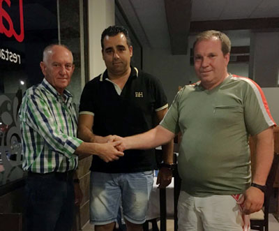 Germán Crespo juntoa a Antonio Ayen y Antonio Maroto (GRJ)