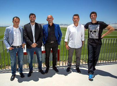 Jémez y su cuerpo técnico al completo para la próxima temporada