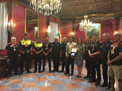 El alcalde felicitó a los participantes 
