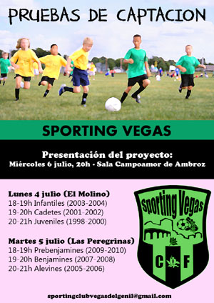 El Sporting Club Vegas del Genil comienza a funcionar