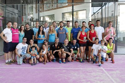 Ganadores del torneo en las diferentes categorías 