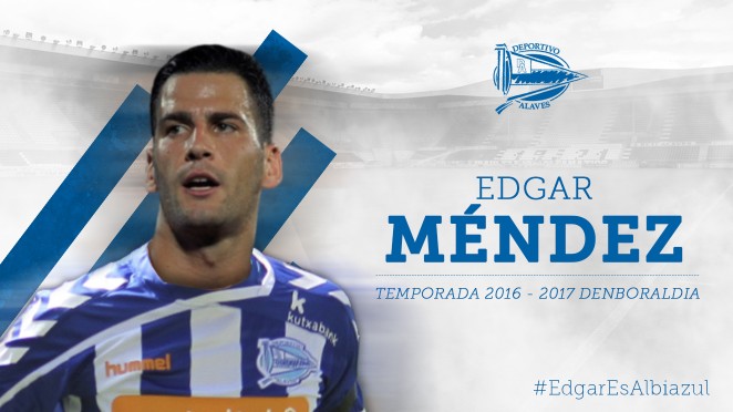 Así confirmaba el Alavés el fichaje de Edgar Méndez