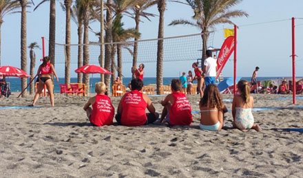 El Circuito Provincial de Voley Playa va ganando adeptos (GRJ)