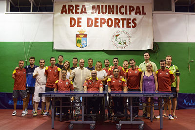 Visita al equipo de tenis de mesa 