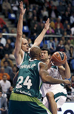 Scepanovic en el encuentro de ida (ACBMEDIA)
