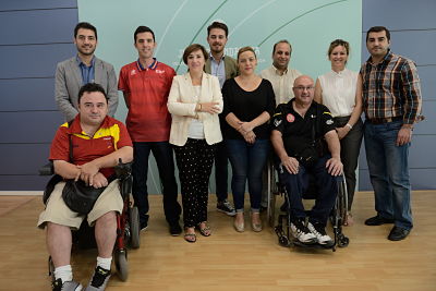 Visita institucional a los atletas granadinos 