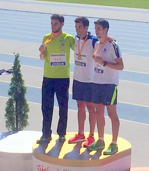Amezcua logró subirse al pódium 