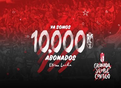 Se han alcanzado los 10.000 abonados (GRANADA CF) 