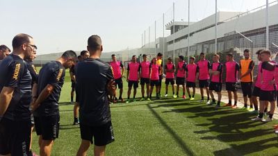 La expedición parte hacia La Manga 