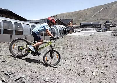 El bike park también para los más pequeños 