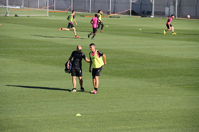 Guardiola ha tenido que ser atendido 