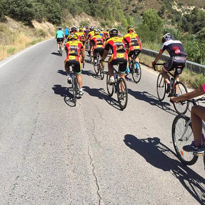 Participantes en la ruta 