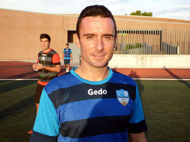 Jorge Pina con la camiseta del conjunto lojeño (CASTILLO)