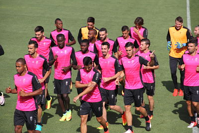 El grupo ha seguido preparando el partido del domingo 