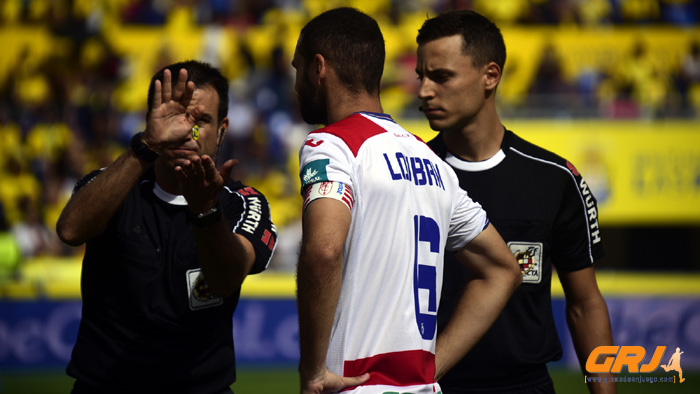 Lombán ejerció de capitán ante la UD Las Palmas (LOF)