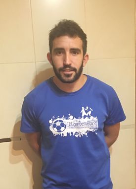 Marios, jugador del CD Huétor Tájar 